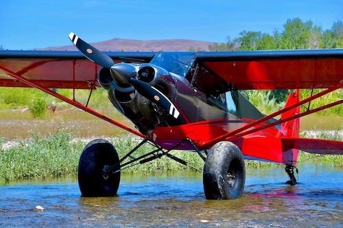 CubCrafters XCub in mud