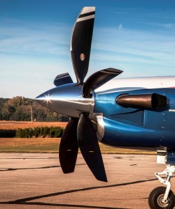 DAHER TBM 5-blade propeller