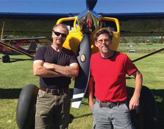 Kasey “Bonecrusher” Lindsay and Bob “Hurricane” Hannah of Northwest Backcountry Aircraft LLC
