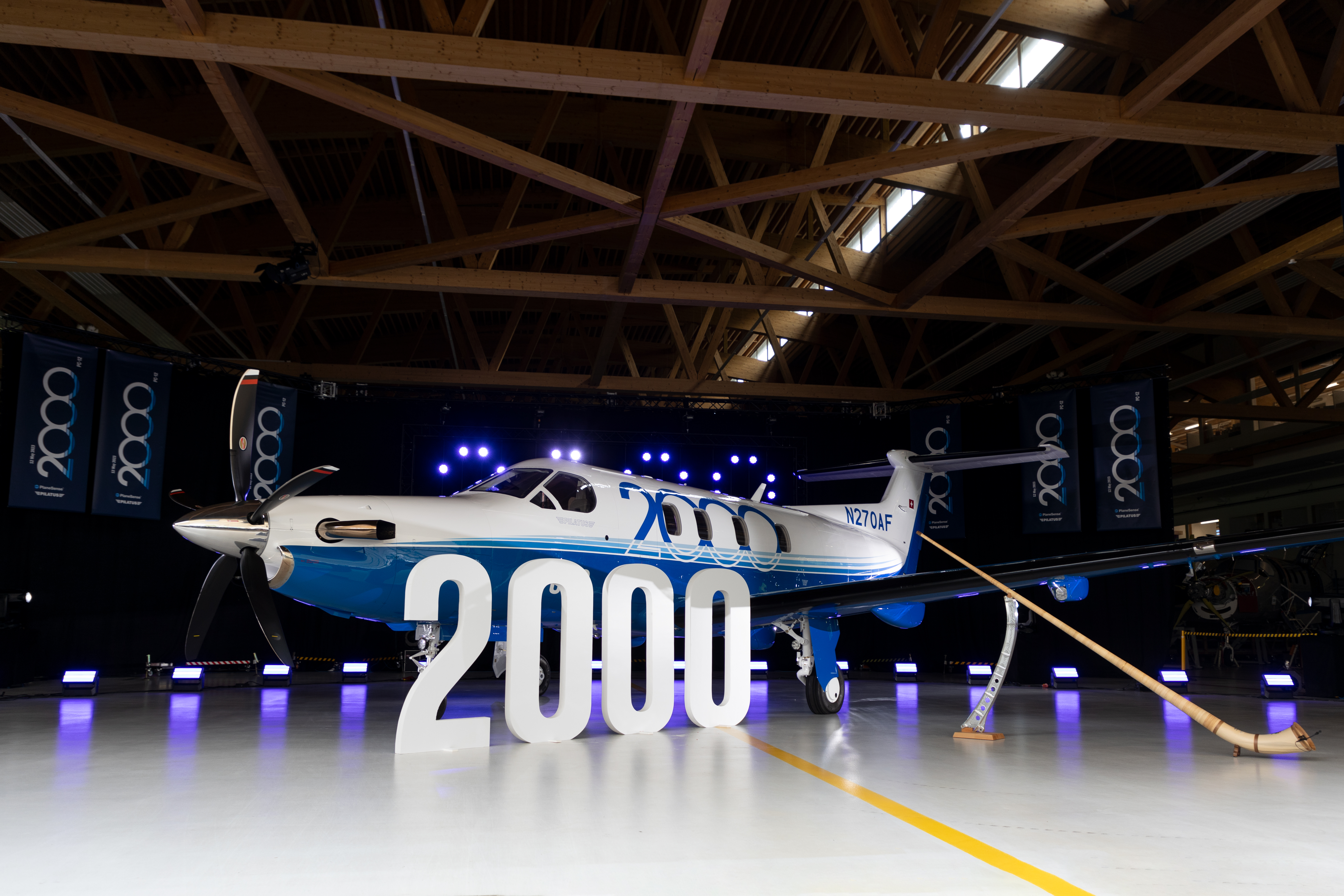 Handover of the 2,000th PC-12 Photo credit: © Pilatus Aircraft Ltd.