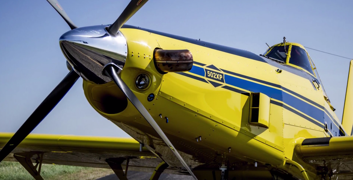 Yellow Hirsch Air Tractor Aviation airplane