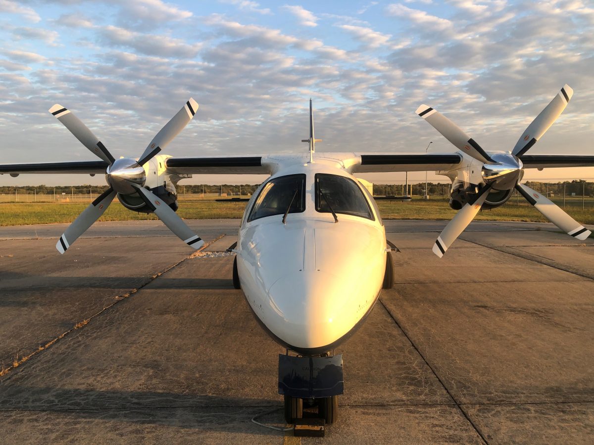 MU-2 Airplane After Hartzell New Propeller STC