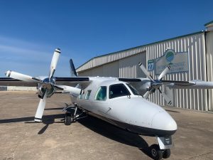 MU-2 Airplane Before Hartzell New Propeller STC