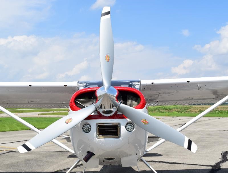 Hartzell Propeller President Joe Brown's Cessna A185 with new 3-blade aluminum Voyager prop will be on static exhibit at EAA AirVenture 2019