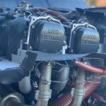 Close-up view of Lycoming Engine